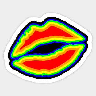 Thermal Kiss Sticker